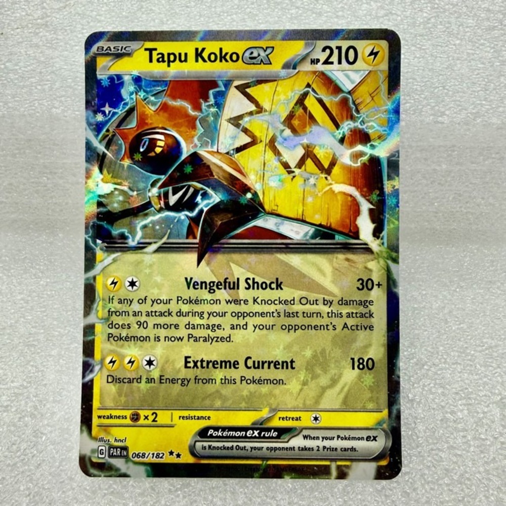 Tapu Koko ex 068/182 SV04: Paradox Rift Holo Pokémon TCG Mint Unplayed